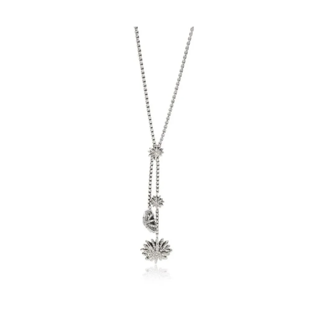 David Yurman Starburst Diamond Drop Necklace